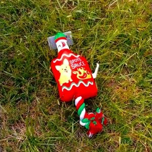 Hot Sauce Dog Toy